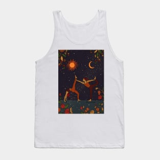 Yoga Girls Flower Cosmic Dance Tank Top